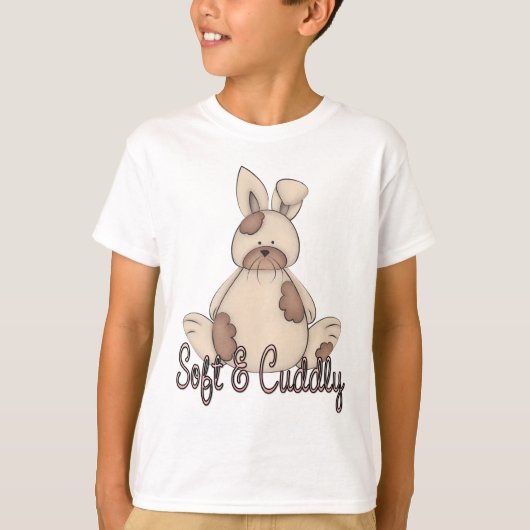 Zacht en knuffelig Bunny Kind Shirt (Voorkant)