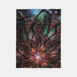 Zacht en tederheid fractal fantasy invita fleece deken