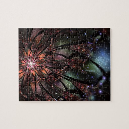 Zacht en tederheid fractal fantasy invita legpuzzel (Horizontaal)