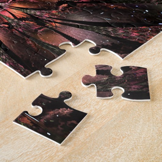 Zacht en tederheid fractal fantasy invita legpuzzel (Zijkant)