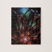 Zacht en tederheid fractal fantasy invita legpuzzel (Verticaal)