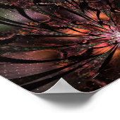 Zacht en tederheid fractal fantasy invita poster (Hoek)