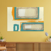 Zacht en vet Rothko geïnspireerd Abstract ondertek Canvas Afdruk (Insitu (Woonkamer))