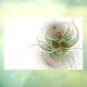 Zacht en zacht, fractal fantasy blovas raamsticker (Vel 3)