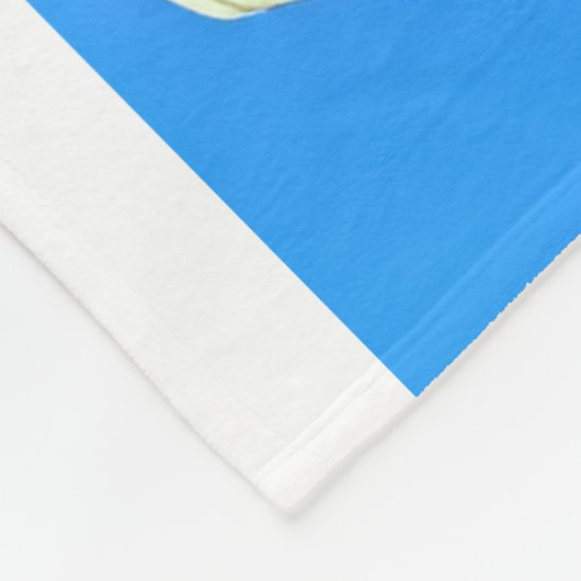 Zacht, extra groot, fleece deken. Goldendoodle (Hoek)