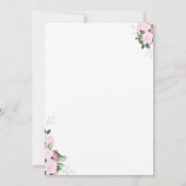 Zacht fleschemicaliën | Baptisme-uitnodiging Kaart (Achterkant)