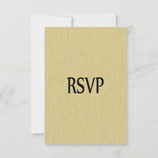 Zacht Geborsteld Goud Menu RSVP (Achterkant)