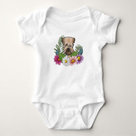 Zacht Gecoatde Wheaten Terrier Kleurrijke Wilde Bl Romper