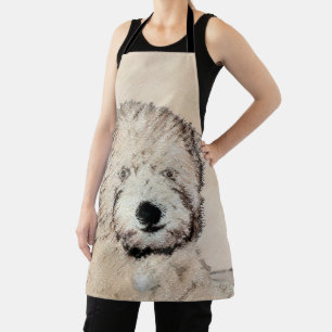 Zacht Gecoatde Wheaten Terrier Schilderij Originel Schort