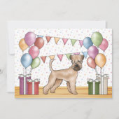 Zacht gecoate tarwedrager kleurrijke verjaardag kaart (Voorkant)