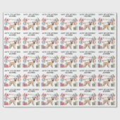 Zacht gecoate tarweterriër pastel Gelukkige Verjaa Cadeaupapier (Vlak)