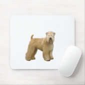 Zacht gecoate Wheaten Terrier (A) - stand Muismat (Met muis)