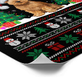 Zacht gecoate Wheaten Terrier Hond Xmas Tree Light Poster (Hoek)