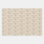 Zacht gedempte Boho Baby kinderkamer kleding speel Inpakpapier Vel (Voorkant 2)