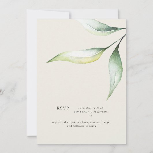 Zacht geel bloemencrème Vrijgezellenfeest Kaart (Achterkant)