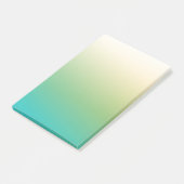 Zacht geelachtig groen post-it® notes (Schuin)