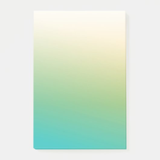 Zacht geelachtig groen post-it® notes (Voorkant)