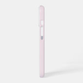 Zacht gekleurd verticaal streeppatroonontwerp iPhone 16 hoesje (Linkerkant)