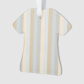 Zacht gekleurde grijswaarden - Verticale strips pa Ornament (voorkant)