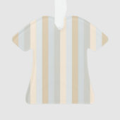 Zacht gekleurde grijswaarden - Verticale strips pa Ornament (voorkant)