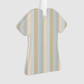 Zacht gekleurde grijswaarden - Verticale strips pa Ornament (voorkant)