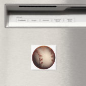 Zacht gekleurde honkbal veranderd in rood magneet (Insitu (Vaatwasser))