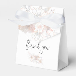 Zacht gekleurde pastelnamen Date White Bedankdoosjes
