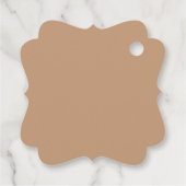 Zacht gekleurde Rozen bruiloft Bedankjes Labels (Achterkant)