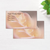 Zacht gele rozenbloem Visitekaartje (Bureau)