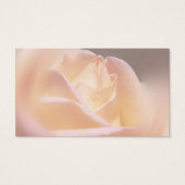 Zacht gele rozenbloem Visitekaartje (Achterkant)