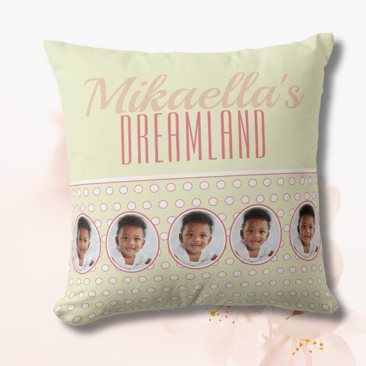 Zacht Gele Stippen Nursery Cadeau Kussen