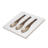 Zacht-gepelde lammeren tegeltje (Zijkant)