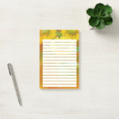 Zacht geschilderde zonnebloemen post-it® notes (Kantoor)