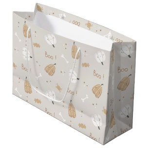 Zacht Gezellig Halloween Patroon Grote Gift Bag Groot Cadeauzakje
