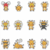 Zacht Giraffe Emoji Sticker Pack (Voorkant)