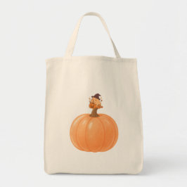 Zacht Griezelige Capybara Pompoen Boodschappentas Tote Bag