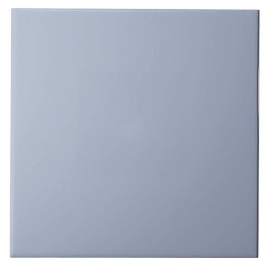 Zacht grijs blauw keramische Tegel. Tegeltje (Voorkant)