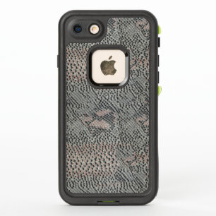 Zacht grijs en roze slangenpatroon