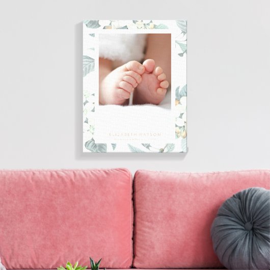 Zacht grijs en wit Lijst Canvas afdrukken (Insitu (Woonkamer))