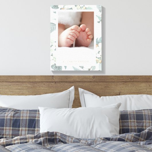 Zacht grijs en wit Lijst Canvas afdrukken (Insitu (Slaapkamer))