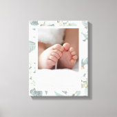 Zacht grijs en wit Lijst Canvas afdrukken (Voorkant)