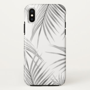 Zacht grijze palm laat dromen #1 #tropisch #decor Case-Mate iPhone case