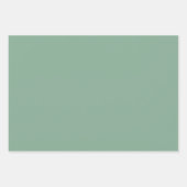 Zacht groen Bunny Waterverf inpakpapier (Voorkant 2)