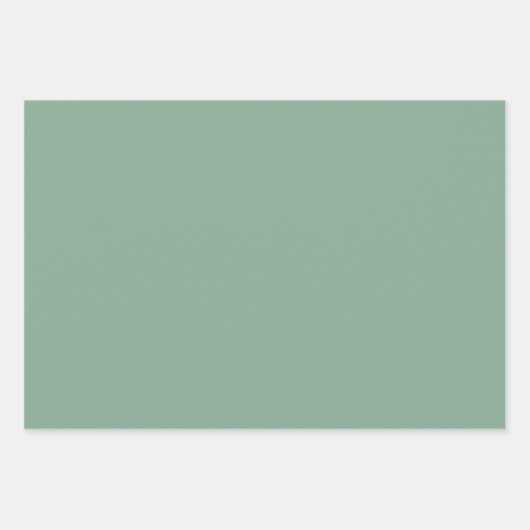 Zacht groen Bunny Waterverf inpakpapier (Voorkant 2)