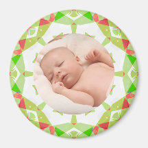 Zacht  Groen Custom Christmas Photo Afbeelding