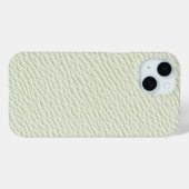 Zacht groen lederen getextureerde telefoonhoes Case-Mate iPhone case (Achterkant (horizontaal))
