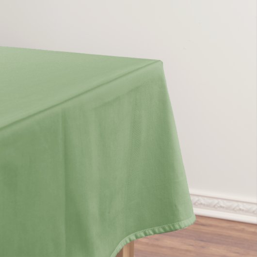 Zacht groen massief tafelkleed (Voorbeeld)