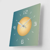 Zacht Groen met de Witte Numerieke Klok van de Muu (Hoek)