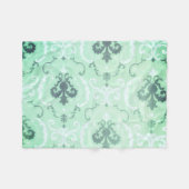 Zacht groen pastel fleece deken (Voorkant (Horizontaal))