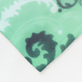 Zacht groen pastel fleece deken (Hoek)